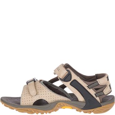 MERRELL MENS OUTDOOR STRAP SANDAL - TAUPE